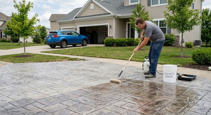 Paver Driveway Sealing in Bellevue, WA